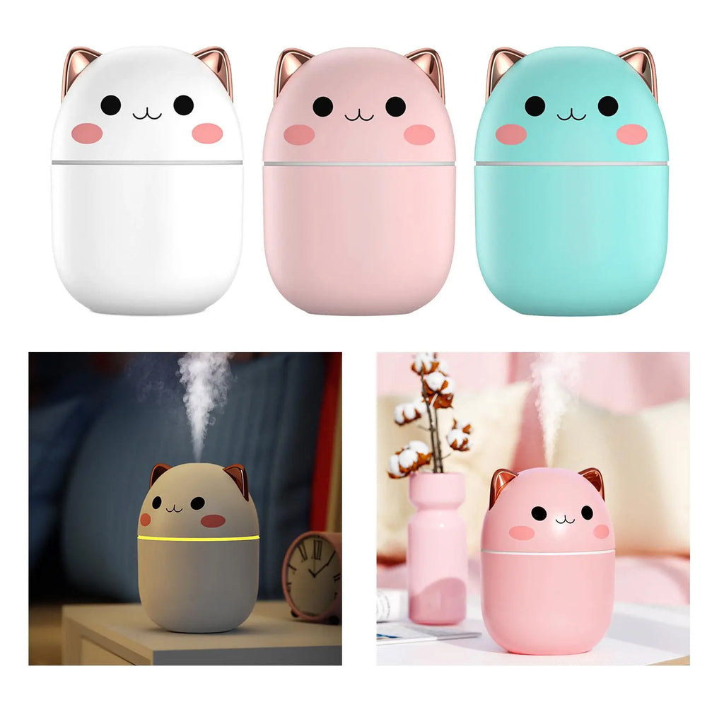 Portable Air Humidifier Aroma Essential Oil Diffuser With Night Light